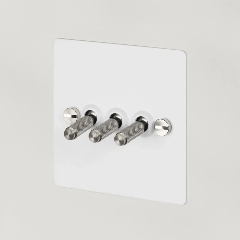 3g toggle switch white steel hassle free returns