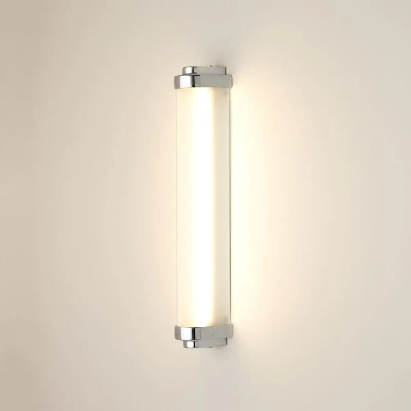 40cm chrome led wall light space saving outlet cabin lighting