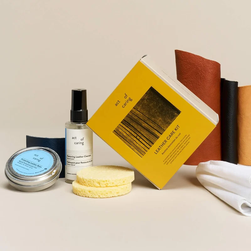 act of caring leather care kit premium cleaning essentials