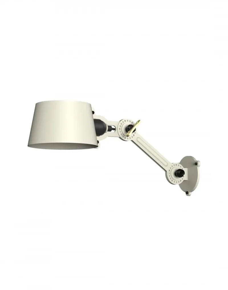 ash grey side fit wall lamp hardwired small outlet bolt