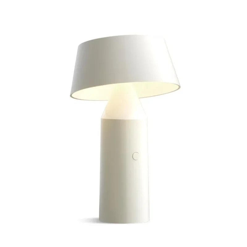 bicoca portable rechargeable lamp off white