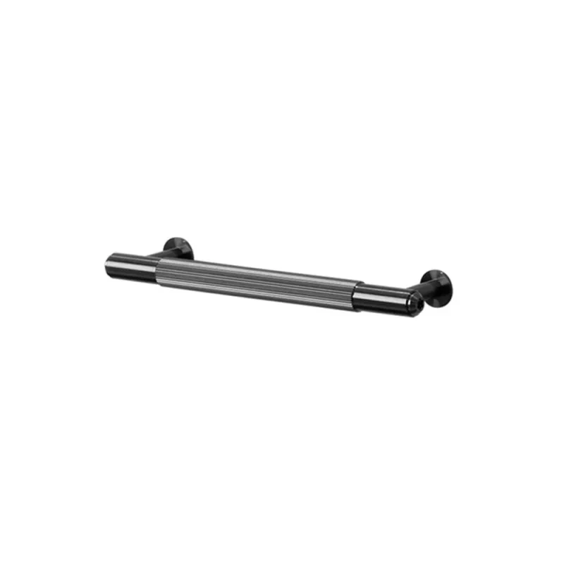 compact gun metal linear pull bar small size