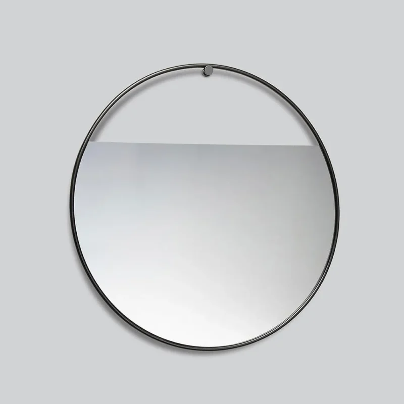 compact northern peek mirror for home decor