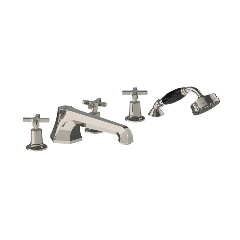 lefroy brooks mackintosh 5 hole bath set w diverter pull out shower