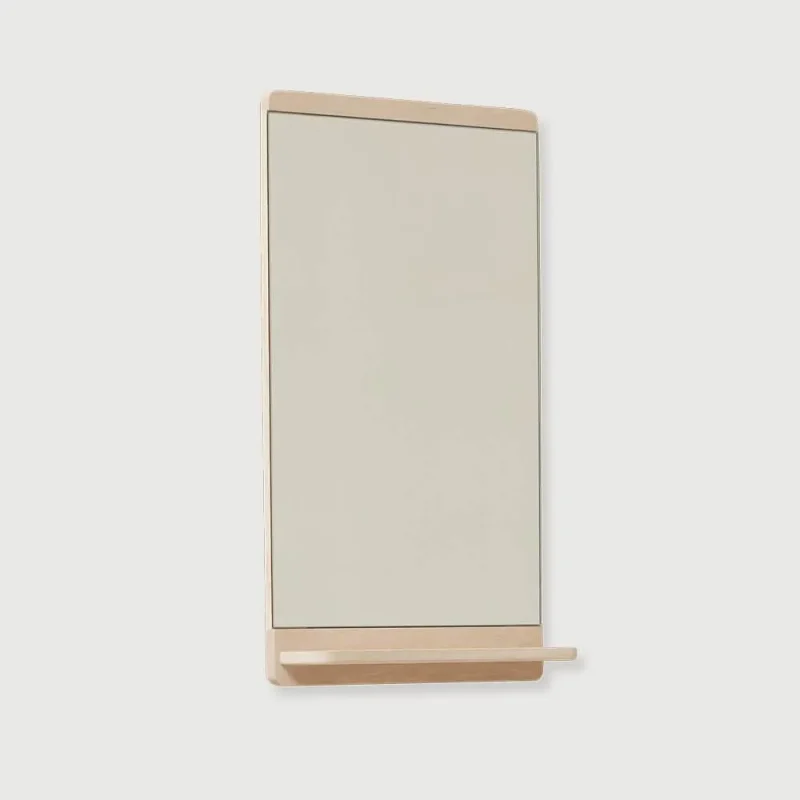 modern rimless wall mirror for home decor