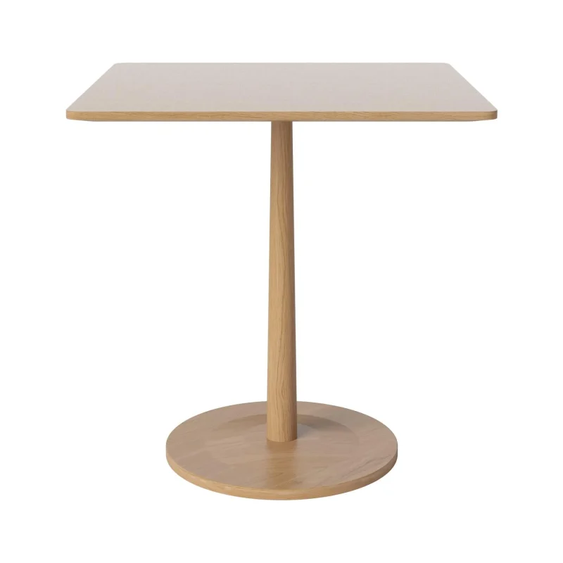 turned dining table sleek square design bolia