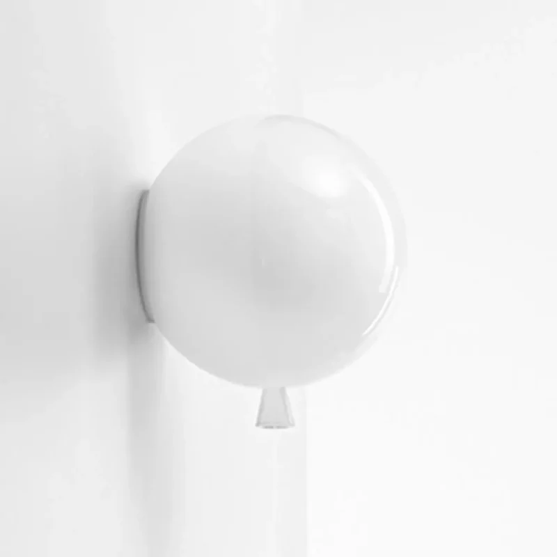 white opal triplex wall light glossy small size outlet compatible